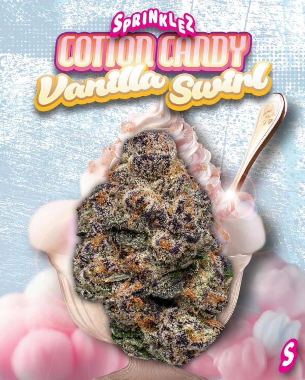 sprinklez Cotton Candy Vanilla Swirl weed strain